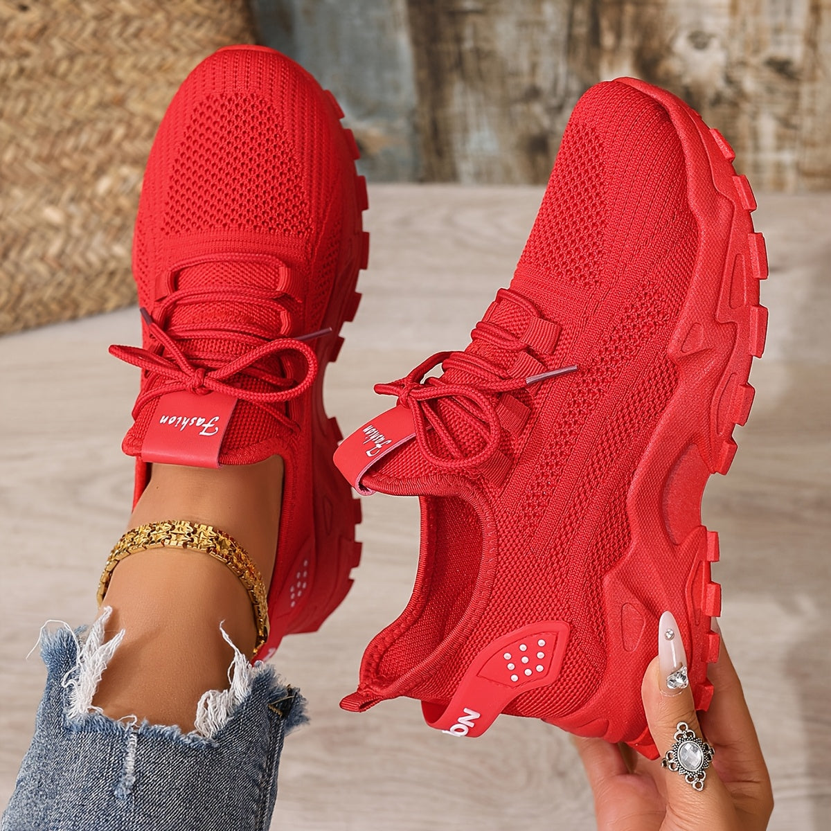 Women's Mesh Sneakers Lightweight Breathable Casual Running Shoes