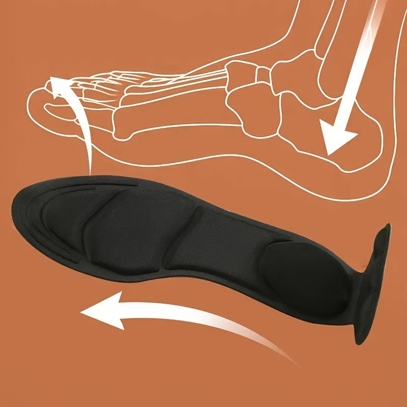 Women's 2-in-1 Breathable Memory Foam Insoles for High Heels and Boots