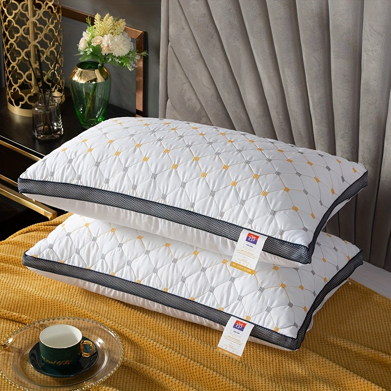 Luxury Hotel-Style Memory Foam Pillow for Deep Sleep Support Hypoallergenic Polyester Cover