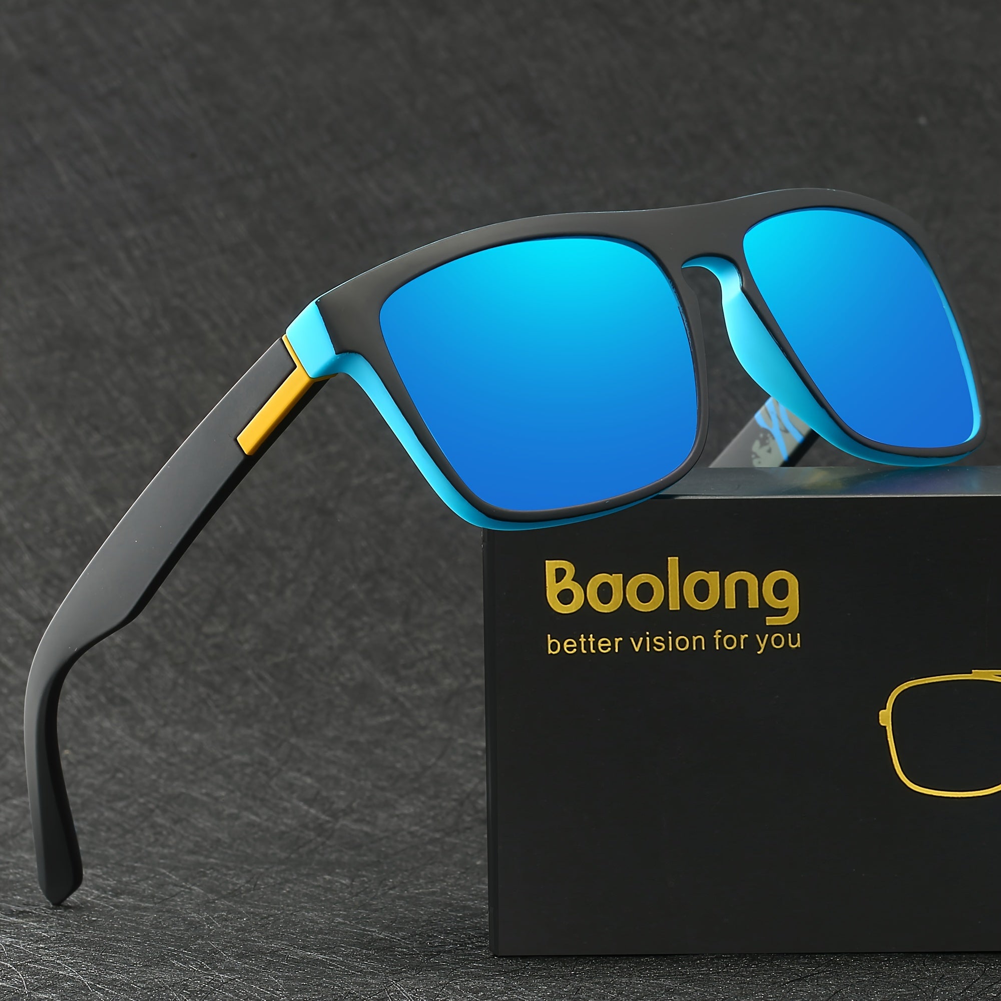 Unisex Square Polarized Sunglasses for Men and Women Casual Outdoor Sports Travel