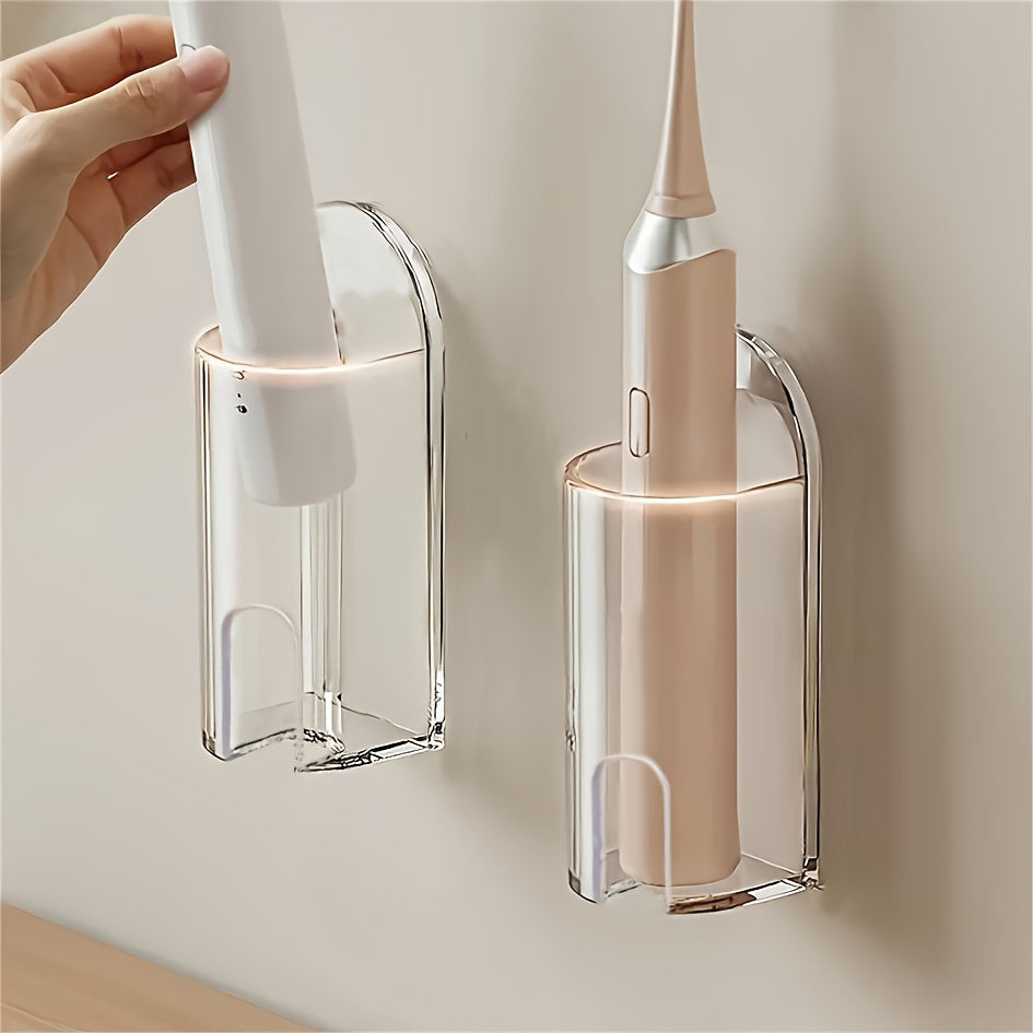 Self-Adhesive Electric Toothbrush Holders Bathroom Organizer Space-Saving Storage Gift