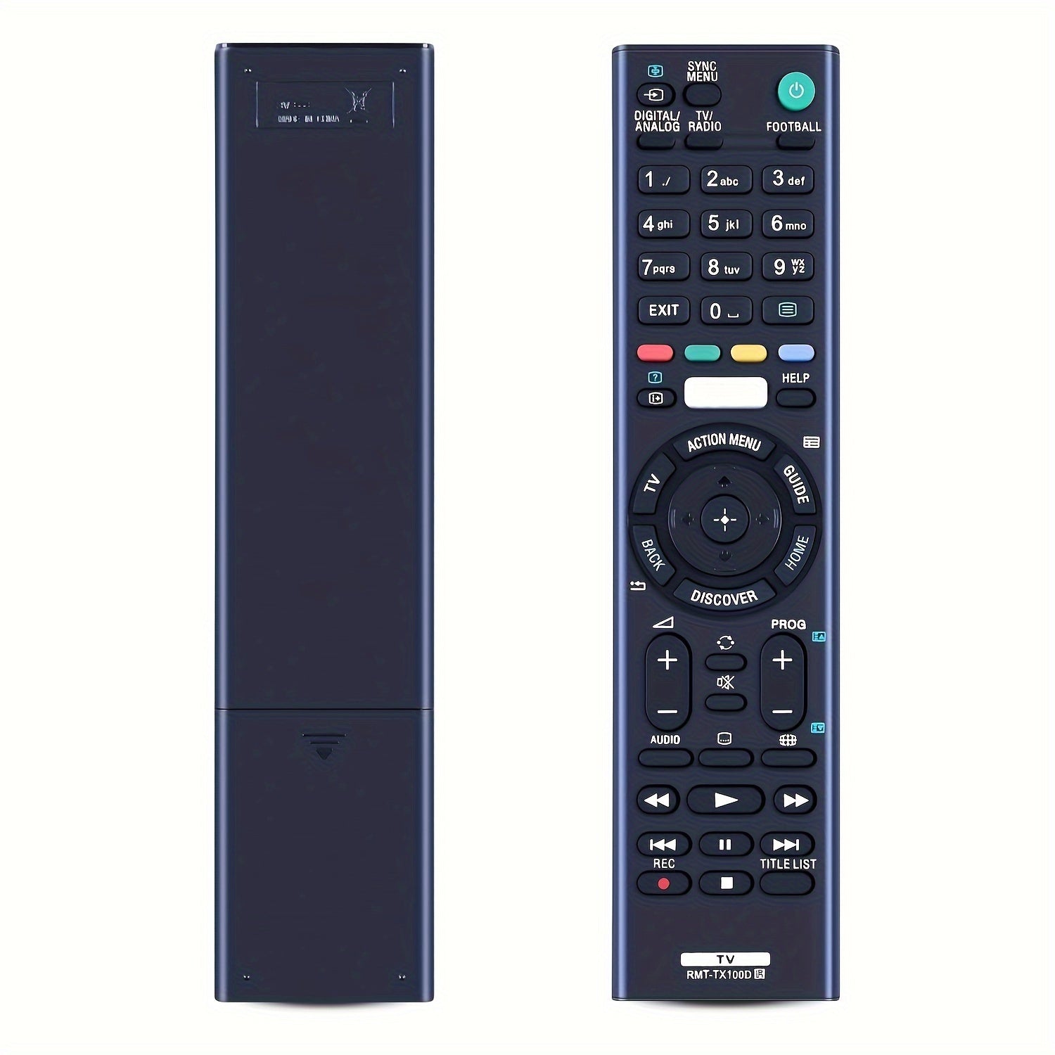 Control remoto de repuesto para televisor inteligente Sony Bravia infrarrojo con batería