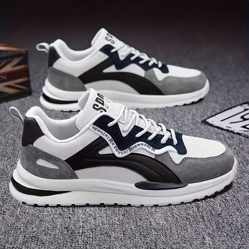 Zapatos deportivos ligeros para hombre, zapatillas casuales con buena tracción, antideslizantes y resistentes al desgaste