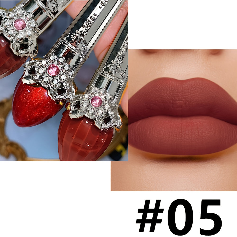 Женский водостойкий стойкий красный матовый глянцевый жидкий помада-люмиксер для губ