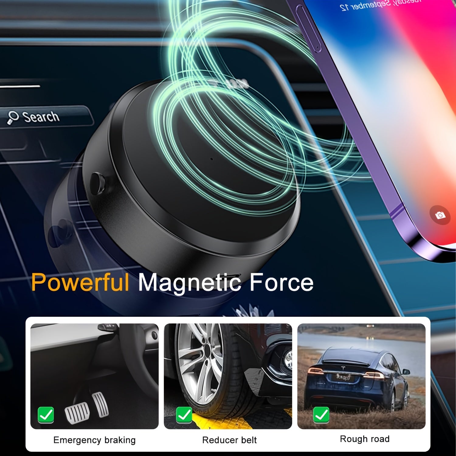 Mashina shisha va silliq sirtlar uchun magnit telefon tutqichi, portativ va kuchli yopishqoq