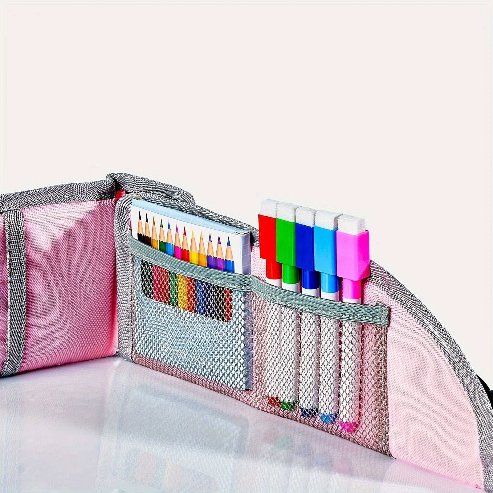 Kids' Portable Drawing Board with Travel Art Tray and Storage