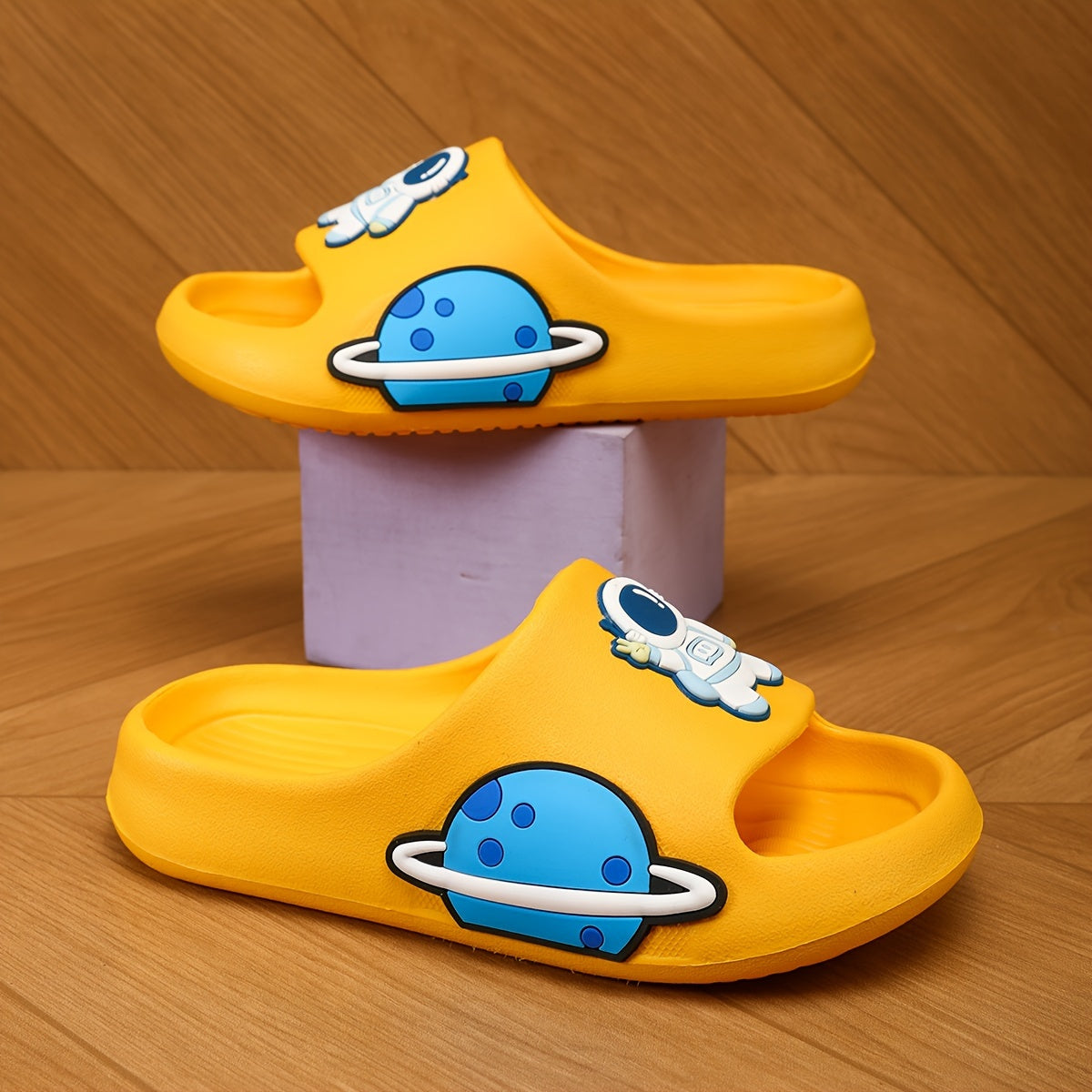Детские EVA тапочки-астронавты для мальчиков, для дома и улицы, нескользящие, легкие