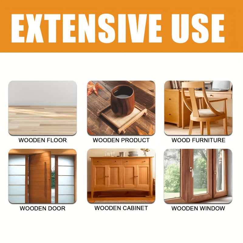 Beeswax Furniture Floor Polish Coconut Oil Gel Waterproof Anti-Crack Brightening