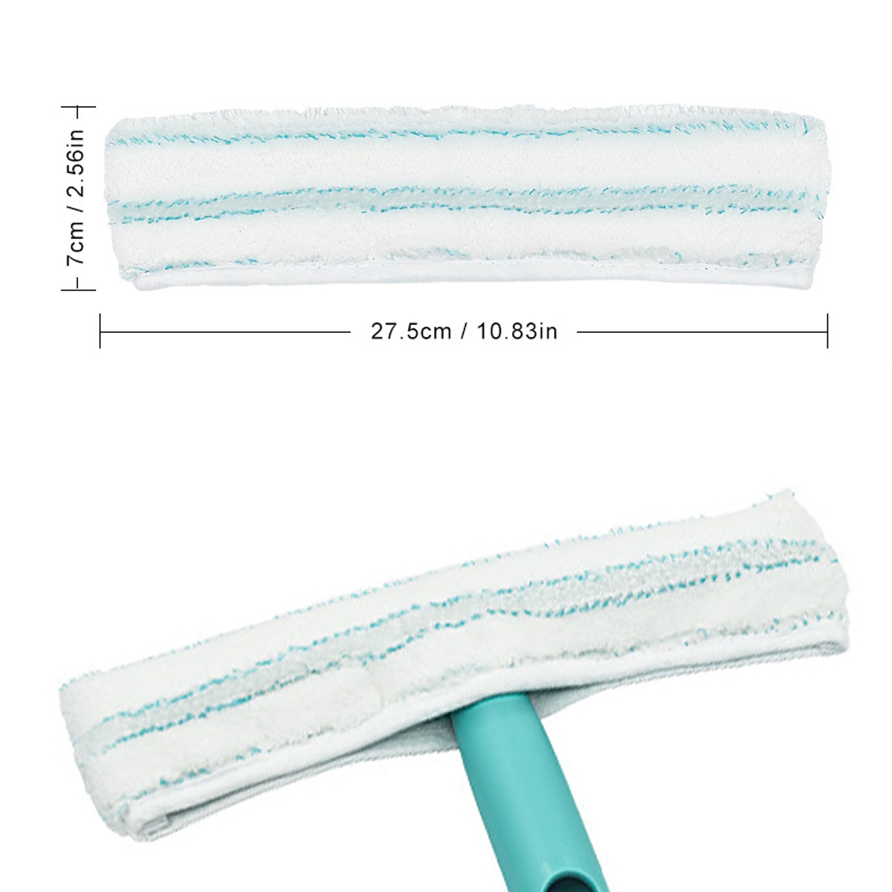 3-Pack Microfiber Window Cleaning Cloths for Dry and Wet Use