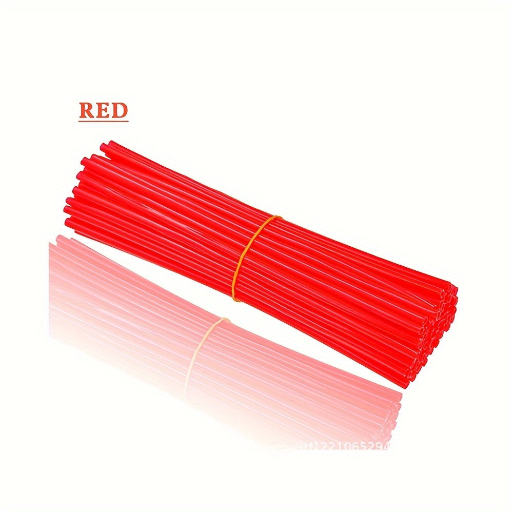 Universal Motorcycle Wheel Rim Spoke Wrap Kit 24cm 9.4in Dirt Bike Enduro