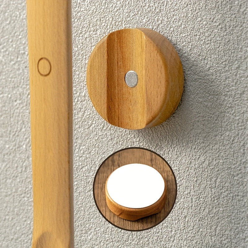 Long Wooden Shoe Horn 75cm with Magnetic Base Durable Beechwood