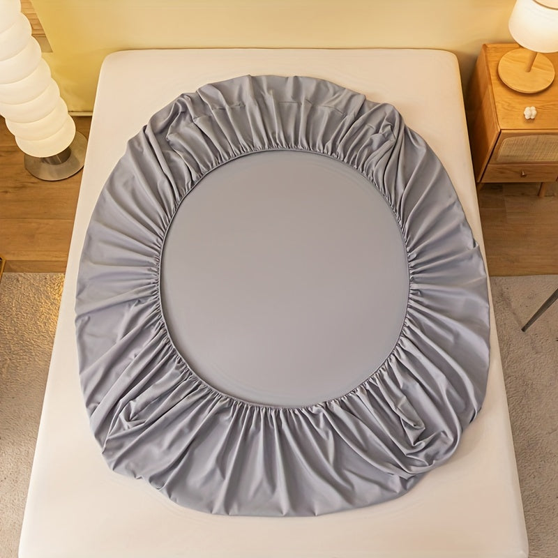 Soft Airy Fitted Sheet Dust and Stain Resistant Easy to Clean Suitable for Bedrooms Guest Rooms Dorms