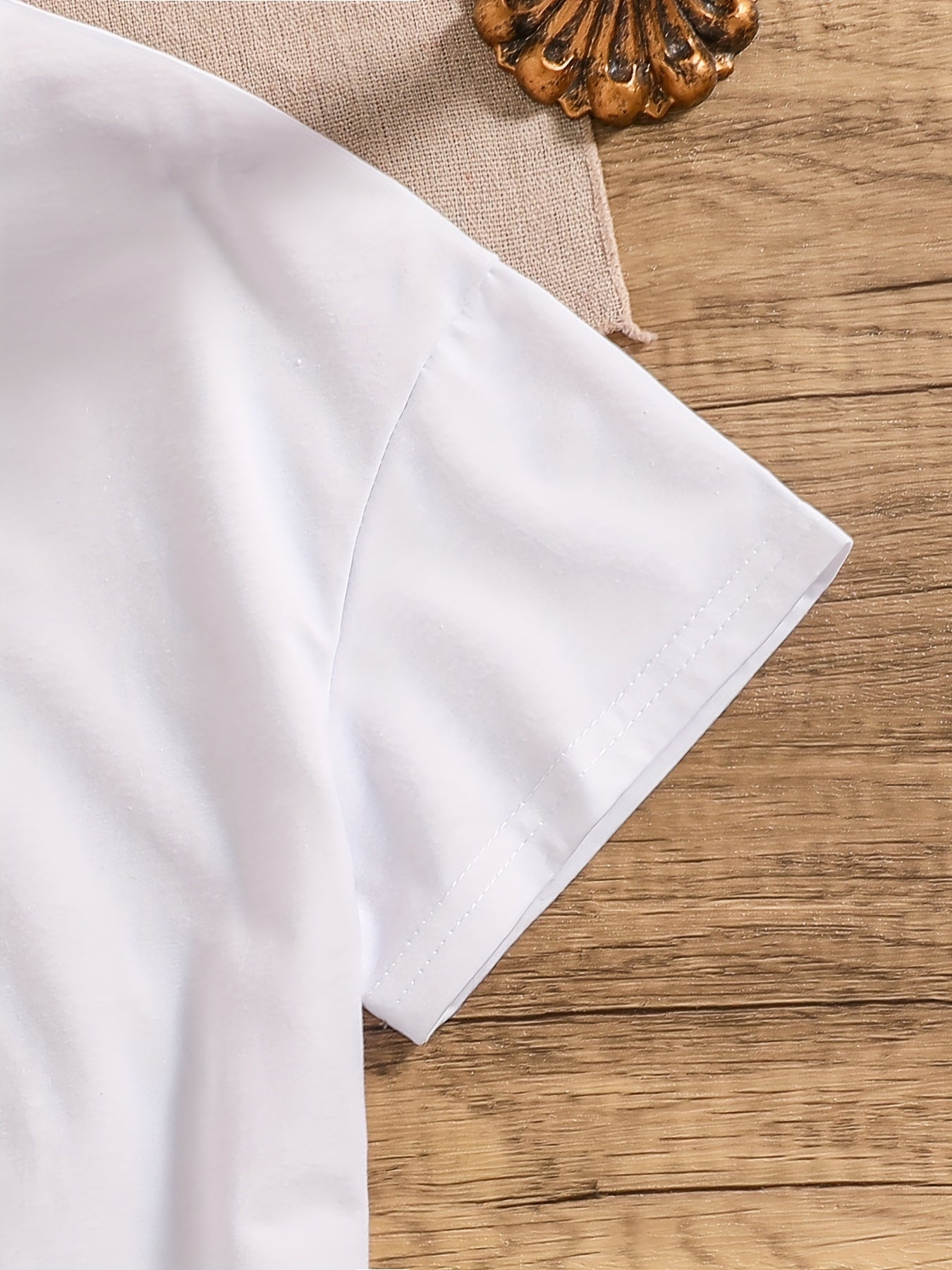 Girls' Star Print Knit T-Shirt with Crew Neck Short Sleeves for Spring Summer