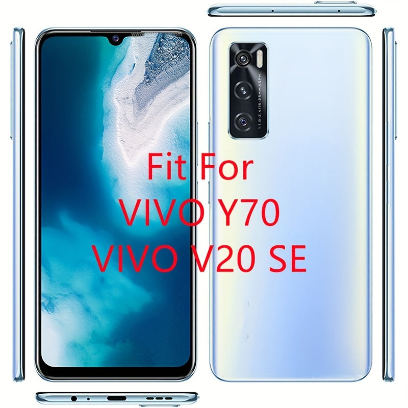 Clear Shockproof Bumper Phone Case for VIVO with Four Corner Airbags Transparent TPU Cover