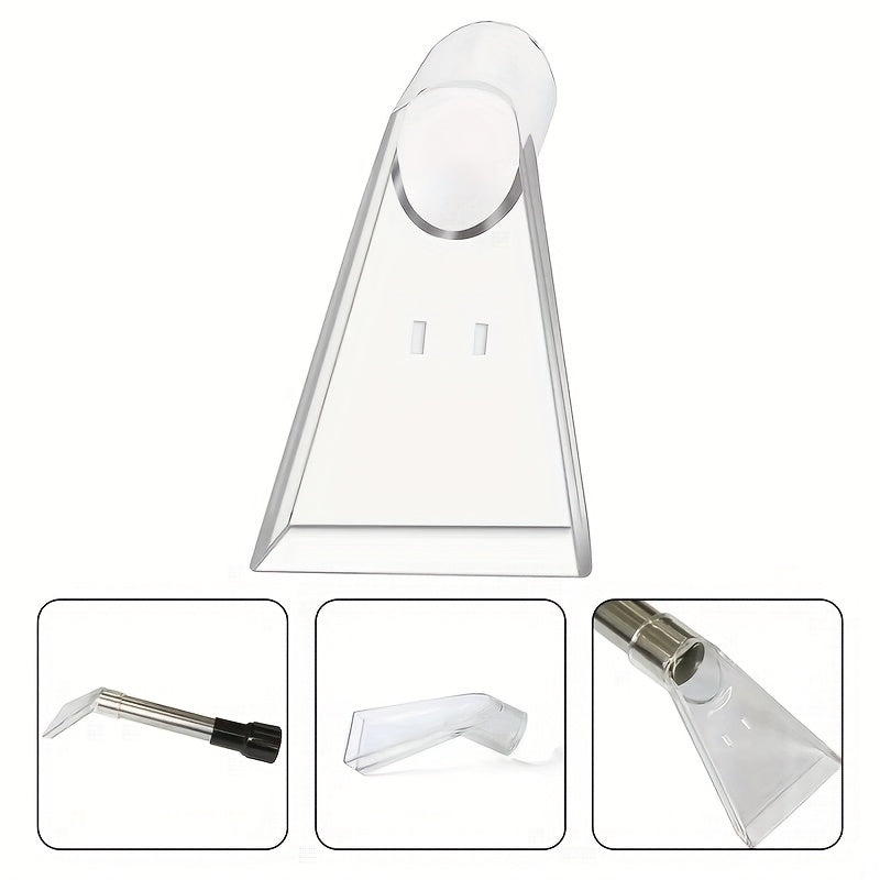 Vacuum Cleaner Nozzle Rotating Head Brush for Floors Carpets Furniture Upholstery Durable PE Material Easy Attach