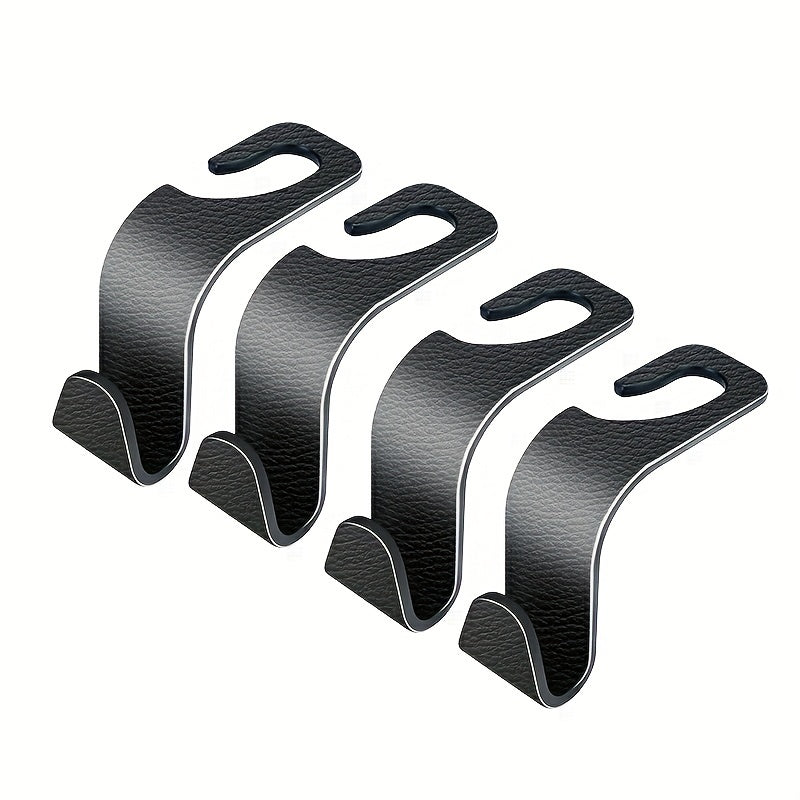 2/4 Pcs Car Seat Rear Hooks Universal Headrest Organizer Maximize Storage