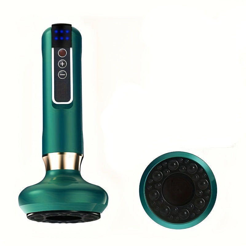 USB Rechargeable Full Body Massager with Heating and Cupping Therapy