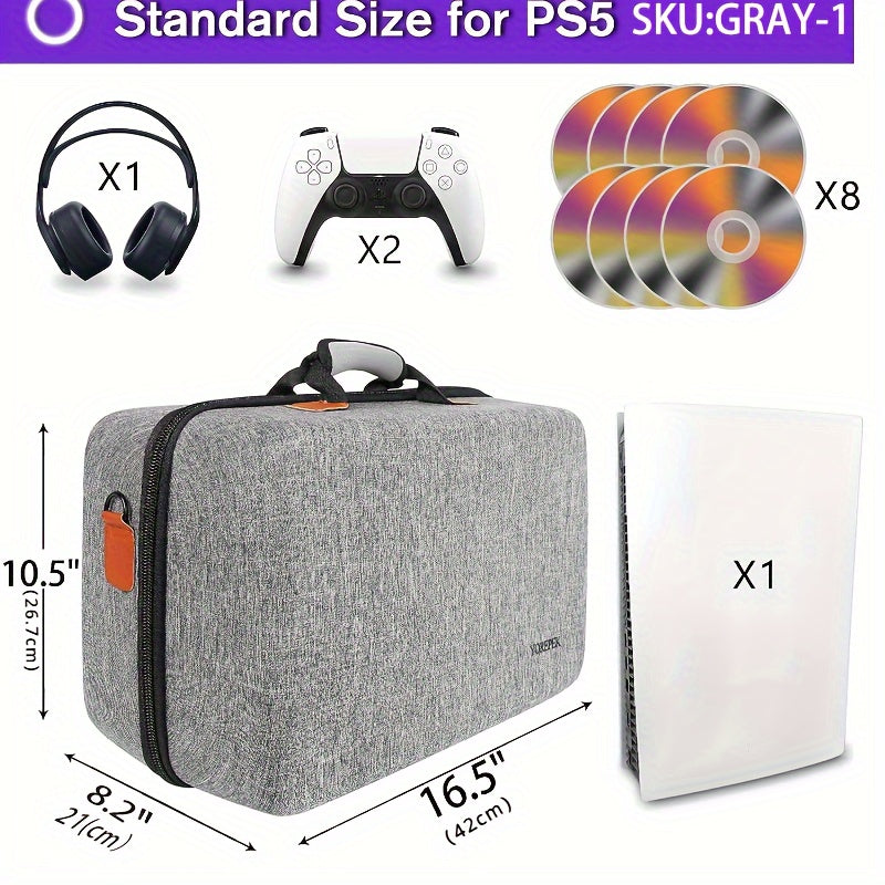 PS5 konsoli va boshqaruvchisi uchun himoya qattiq qopqoq, PS5 Digital Edition va Playstation 5 Pro uchun mos. Ideal 14-fevral sovg'asi.