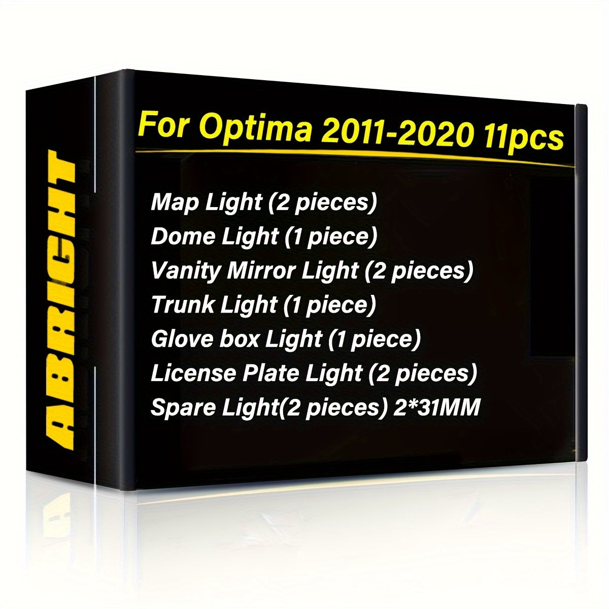 Interior LED Light Kit for Car Vehicles, Bright White, Easy Install