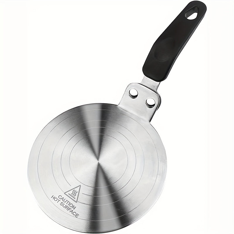 Adaptador de utensilios de cocina por inducción de acero de 13cm para cafeteras y utensilios de cocina