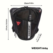 Bolso de pierna de nylon para hombres y mujeres, con caída en la cintura, correa ajustable, para exteriores y ciclismo