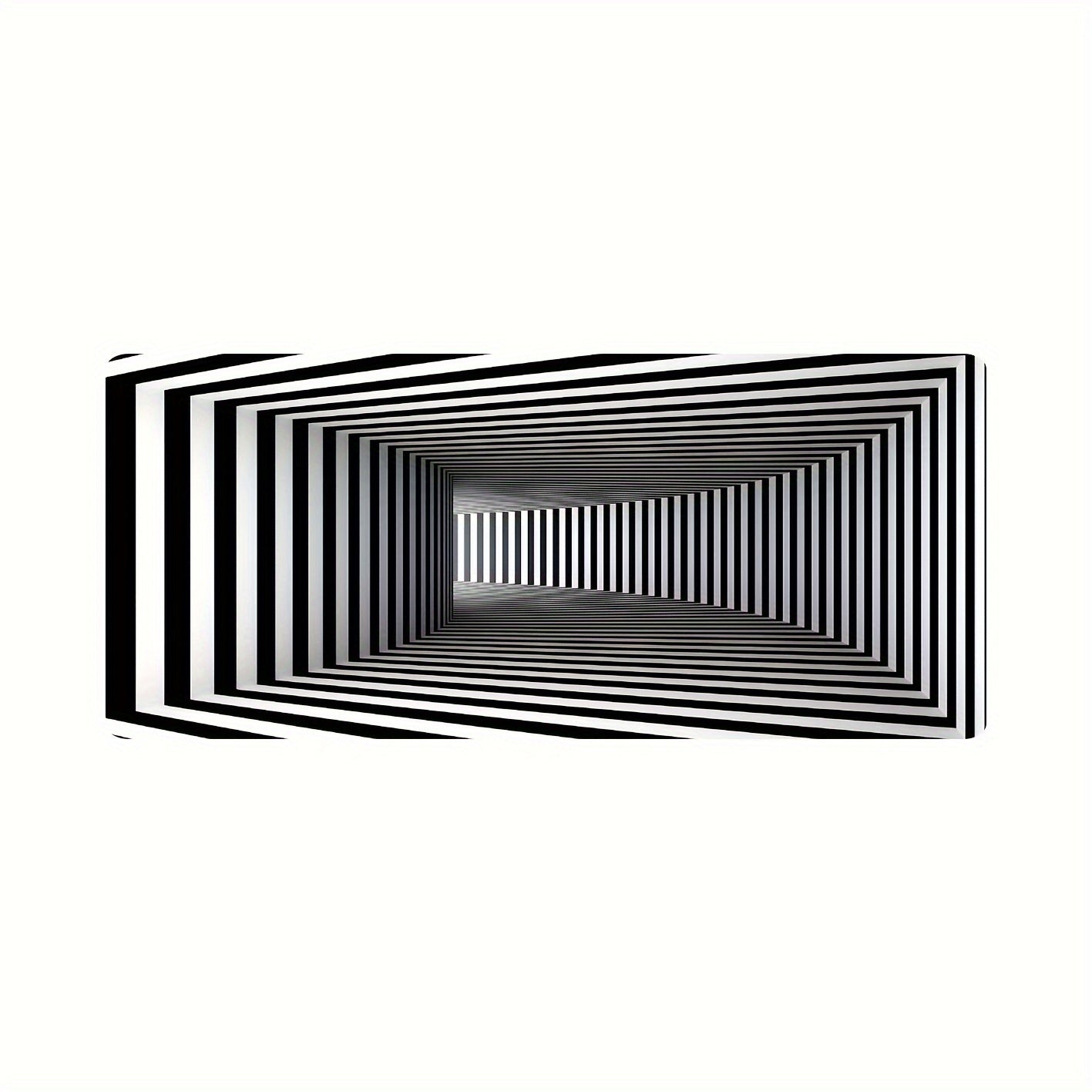 Alfombra de patrón rectangular con respaldo antideslizante, lavable a mano, ligera, de poliéster, sala de estar