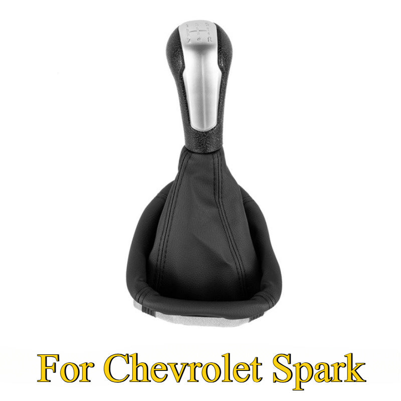 Car Manual Transmission Shift Knob and Gaiter Cover Leather Accessories