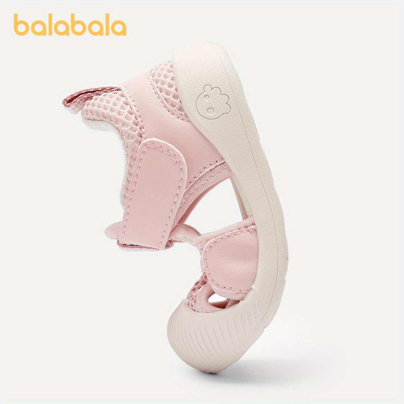 Toddler Girls Sandals with Bunny Theme Soft Rubber Sole Adjustable Strap Summer Beach Casual