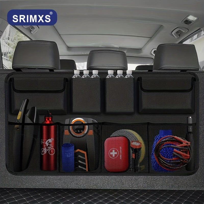 Car Trunk Organizer with 8 Large Storage Bags for SUV Truck Space Saving