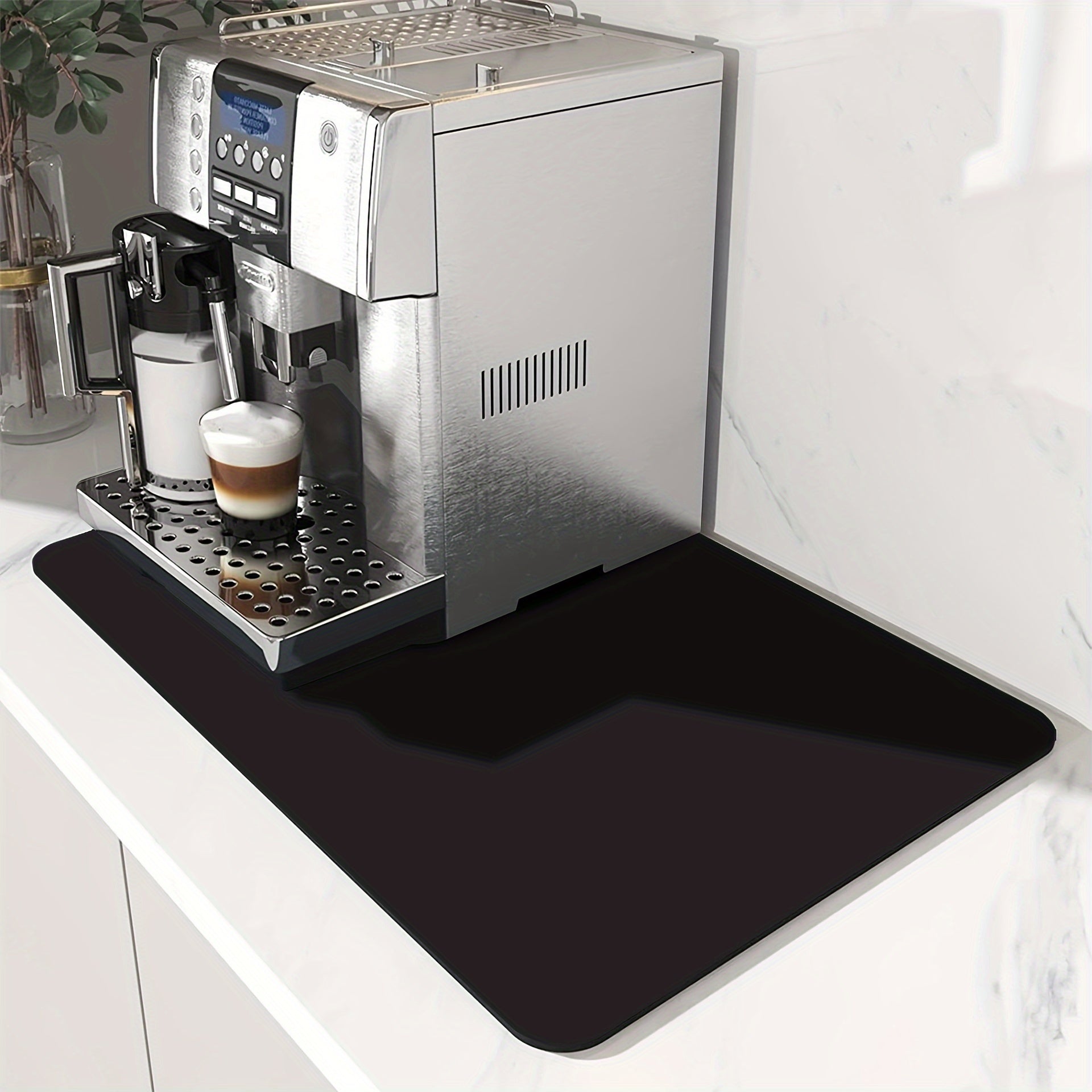 Ultra-Absorbent Rubber Drying Mat with Non-Slip Surface and Splash Guard