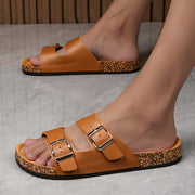 1 Juft Uniseks Moslashuvchan Qaytmas Slaydlar, Ichki/Tashqi foydalanish uchun Mustahkam Rang Dizayni bilan