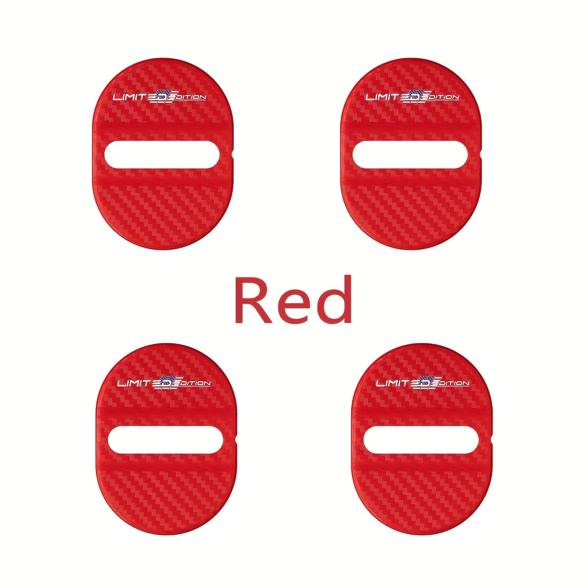 Avtomobil eshigi qulfi yopqog'i himoyachisi ABS bardoshli tashqi aksessuar 4 dona