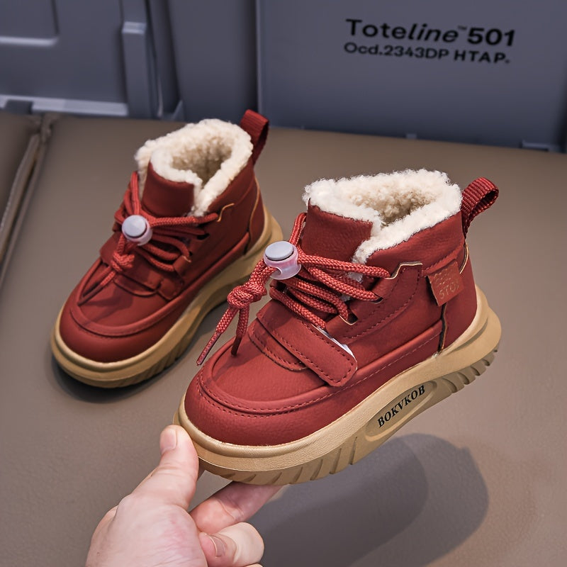 Детские высокие кеды для скейтборда для мальчиков и девочек, малышей, нескользящие, повседневные, уличные кроссовки