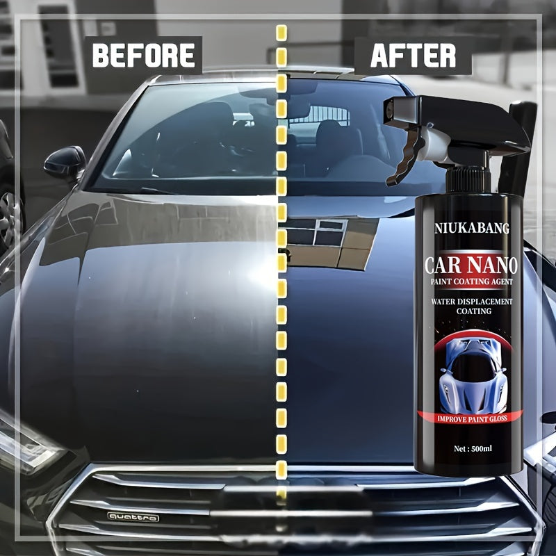 Car Body Nano Wax Coating for Paint Protection and Water Repellency