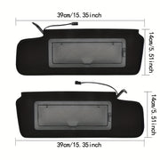 Sun Visor with Vanity Mirror for Corvette C4 1984-1996 Car Accessory