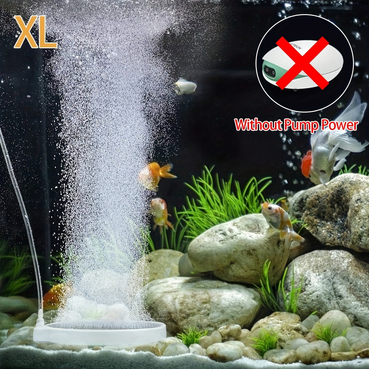 Nano Bubble Plate for Fish Tank Oxygenation Low Pressure Water Diffuser