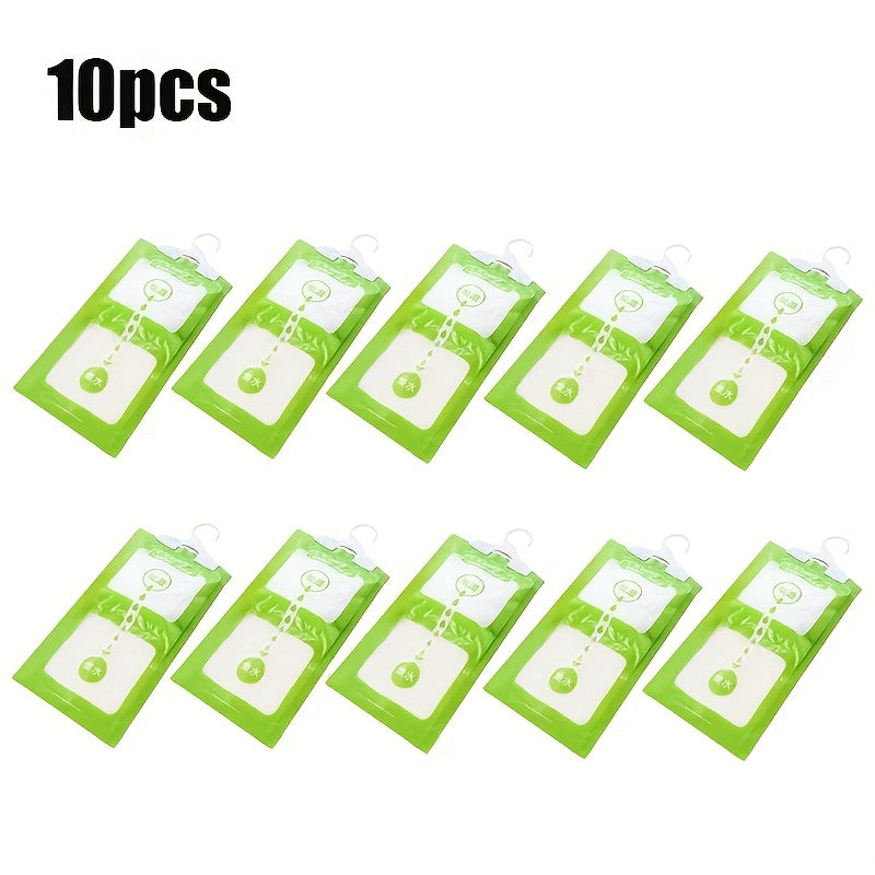 Large 200ml Moisture Absorber Bags 10 Pack Odor Eliminator Air Freshener for Closets Wardrobes