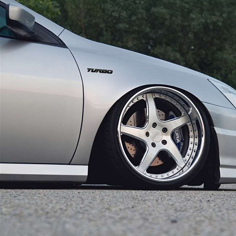 Avtomobil metall shlyuzli stiker emblema avtomobil dekali orqa eshik uchun kumush qora qizil