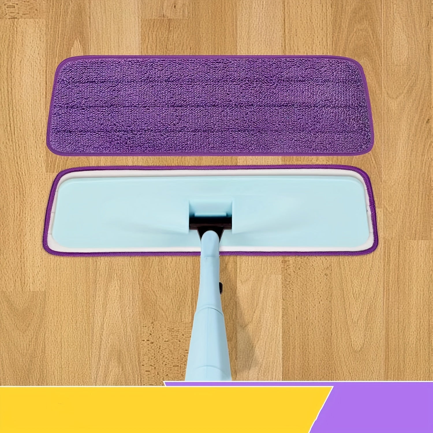 Paños de microfibra reutilizables para trapeadores con spray, limpieza de suelos de múltiples superficies