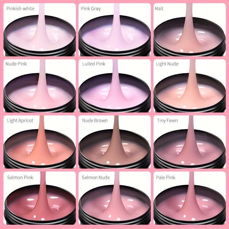 150g Tez quriydigan kamuflyaj akril gelni tirnoq uzaytirish uchun UV LED so'rib olish uchun, hidsiz