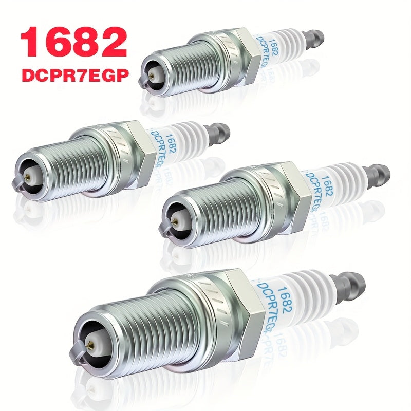 Gold Iridium Spark Plugs For Cars, High Performance, Compatible With Multiple Models