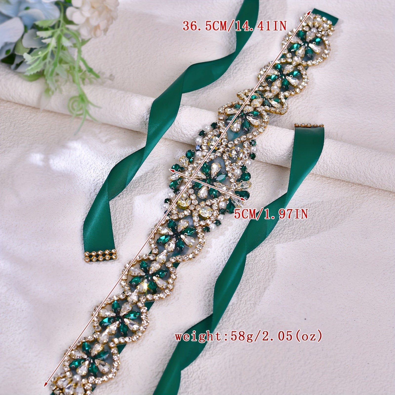 Зеленый свадебный пояс из страз для женщин, свадебный пояс для платья, для официальных мероприятий