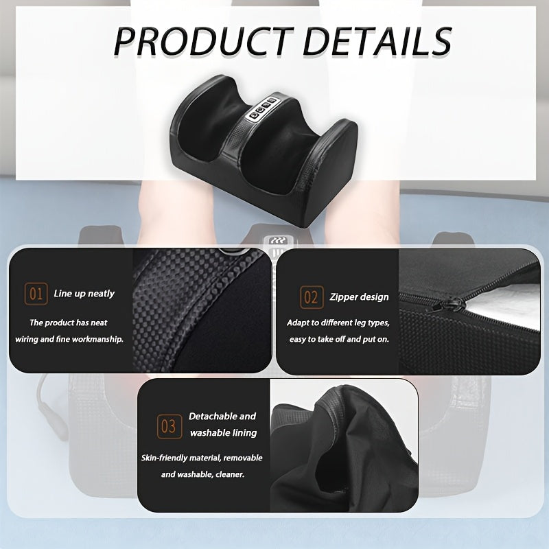 Masajeador eléctrico para pies con funciones de amasado y calefacción para la relajación