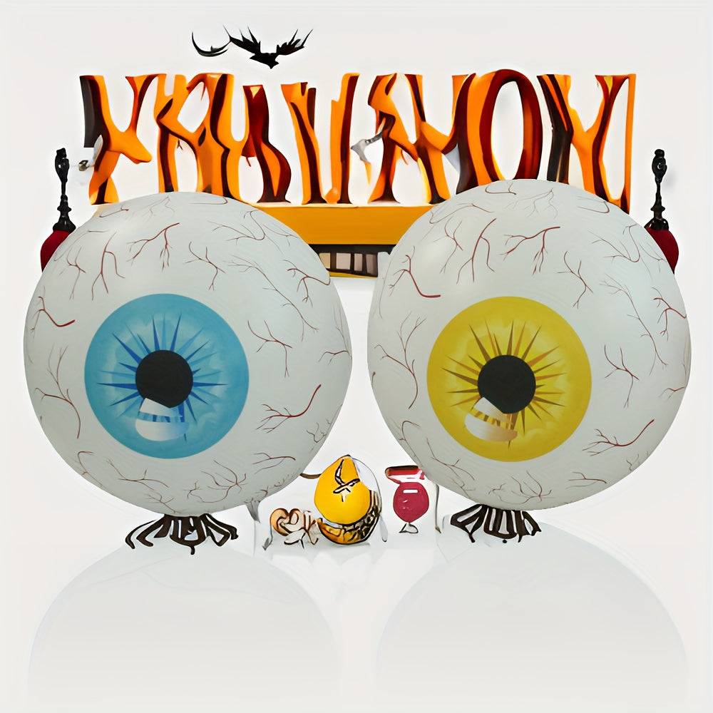 Inflatable Halloween Eyeball Decoration Large PVC Spooky Yard Garden Party