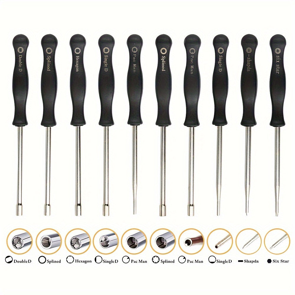 10Pcs Carburetor Adjustment Tool Screwdriver for Small Engine Chainsaws