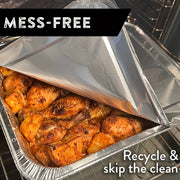 8 Heavy Duty Aluminum Foil Pans 9x13 Inch Baking Roasting Cooking Set