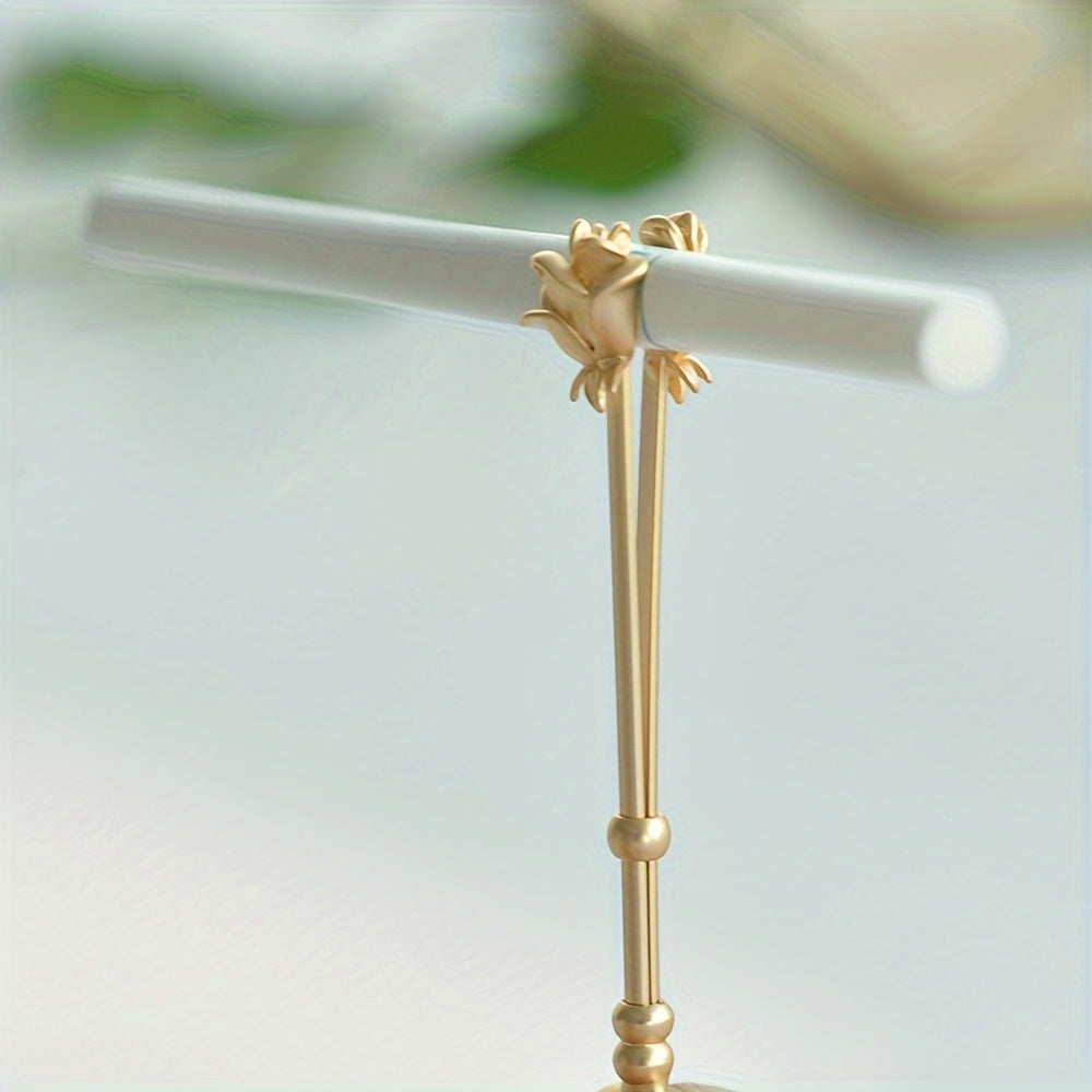 Unisex Rose-Shaped Cigarette Holder Ring Jewelry Accessory