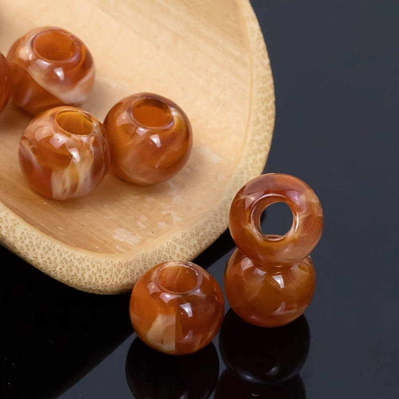 Set of 24 Vintage Resin Buttons Large Holes for Clothing Crafts Sewing Beading