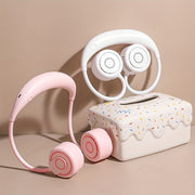 Rechargeable Bladeless Neck Fan with Adjustable Angle Personal Cooling Device