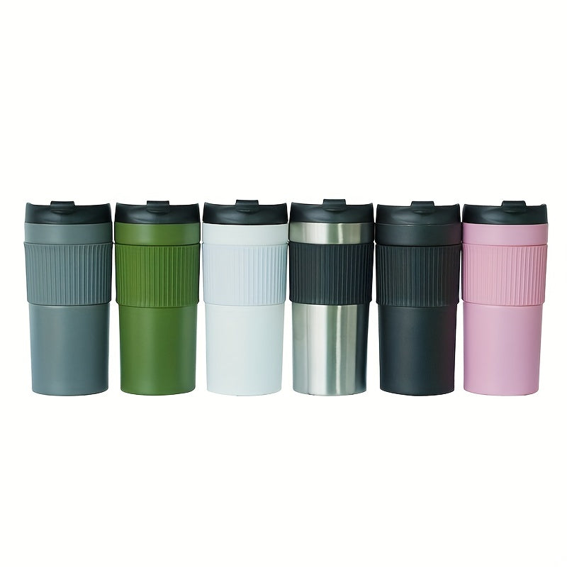 Insulated Stainless Steel French Press Mug 12oz Travel Coffee Tumbler